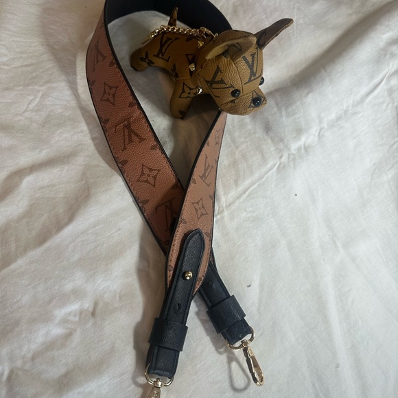 Crossbody replaceable initial strap & Dog purse Charm - Picture 9 of 10